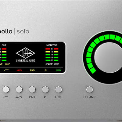 Universal Audio Apollo Solo Thunderbolt 3 Audio Interface | Reverb