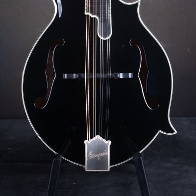 Bourgeois M5-F-BT Black Top Aged F-style mandolin Brand New image 2