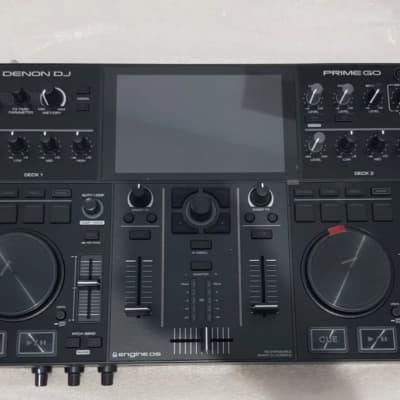Denon Prime Go 2-Channel Rechargeable Smart DJ Console 2020 - Present - Black image 1