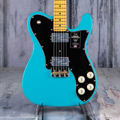 Fender American Professional II Telecaster Deluxe, Miami Blue image 1
