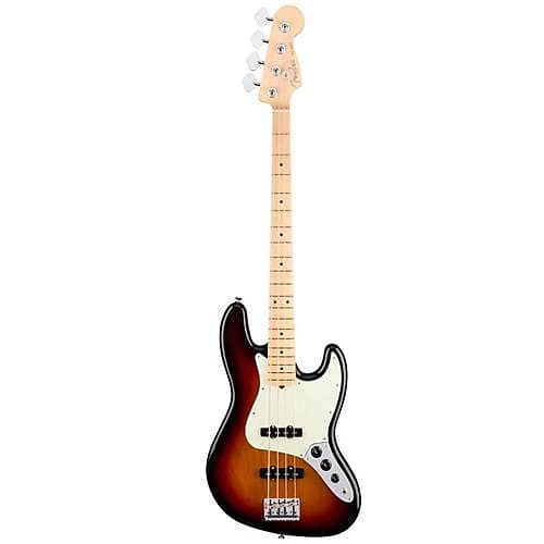Fender American Professional Jazz Bass Guitar, Maple Fingerboard, 3-Color Sunburst image 1