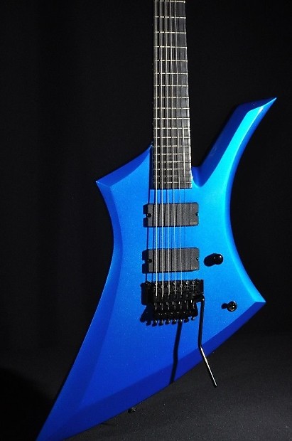 Jackson USA Custom Shop Kelly 7 String Stratosphere Blue NAMM Guitar