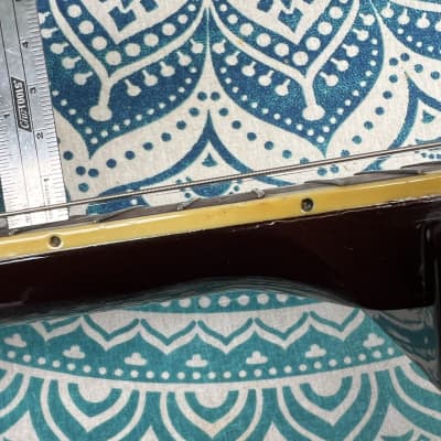 1960s Silvertone 1487 Electric Guitar Made by Teisco in Japan -Goldfoil Pickup image 15