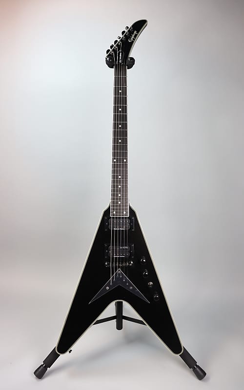 Epiphone Dave Mustaine Flying V Custom Black Metallic