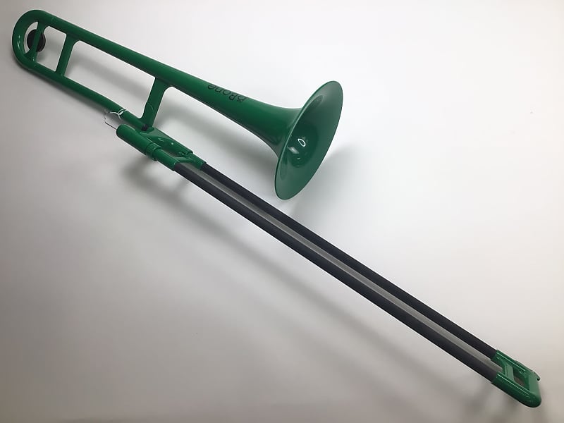 Used pBone Green Bb Tenor Trombone - Signed By Joseph Alessi! [896]