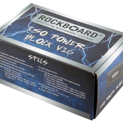 New Rockboard ISO Power Block V16 Isolated Guitar Effects Pedal Power Supply image 8