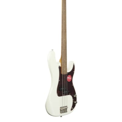 Squier Classic Vibe 60s Precision Bass Laurel Neck Olympic White image 8