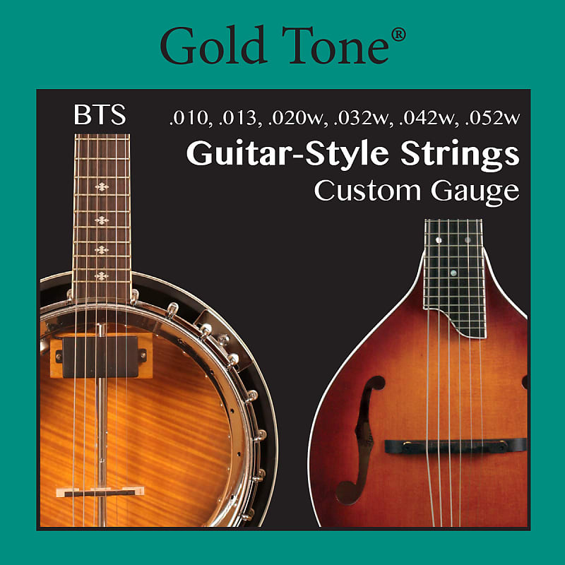 Gold Tone GT-BTS Banjitar/Mando-Guitar Custom Strings | Reverb