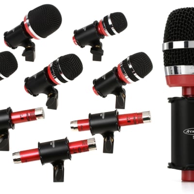 Avantone Pro CDMK-8 Drum Microphone Kit  Bundle with Avantone Pro ATOM Dynamic Tom Microphone image 1