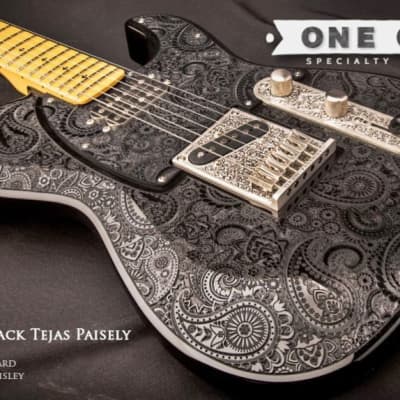 Dean Zelinsky Dellatera Z-Glide Black Paisley Engraved Black Paisley Engraved image 1