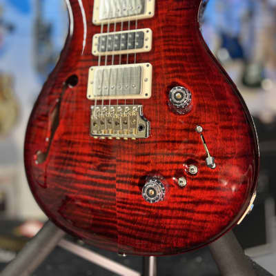 PRS Special Semi-Hollow Electric Guitar, Custom Color - Fire Red Wrap Burst w/ Case, Signature Dlr, Get Plekd 297 image 1