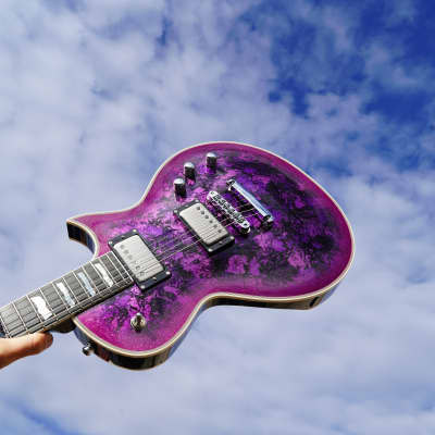 ESP ORIGINAL ECLIPSE CUSTOM Purple Peel 6-String Electric Guitar w/ Case (2024) for sale