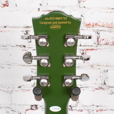 Firefly Classic FFLG Electric Guitar, Green x735S (USED) image 6