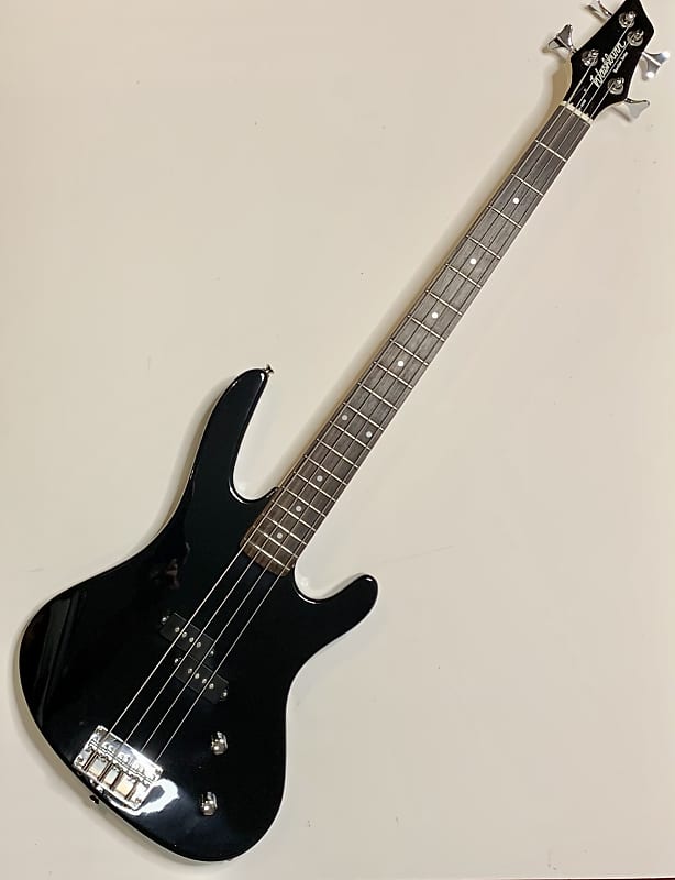Washburn Pro Bantman Series 4 String Bass Gloss Black