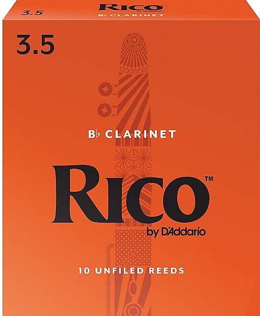 Rico RCA1035 Bb Clarinet Reeds - Strength 3.5 (10-Pack) image 2