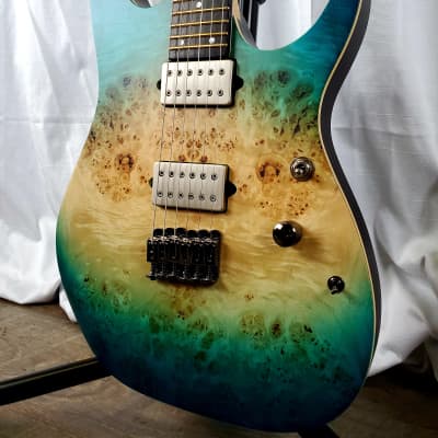 ibanez RG1121PB-CIF Premium Poplar Burl Top Caribbean Islet ibanez RG1121PB-CIF Premium Poplar Burl Top Caribbean Islet