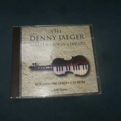 East West / Roland sample CD : ' the Denny Jaeger Master Violin Library ' early 90s for sale