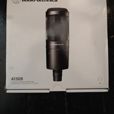  Audio-Technica AT2020 Cardioid Condenser Studio Microphone,  Black (Renewed) : Musical Instruments