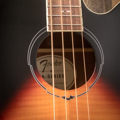Fender FA-450CE Bass, Laurel Fingerboard,  3-Color Sunburst image 3