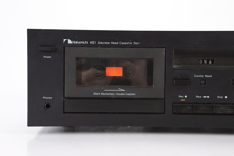 Nakamichi 481 Three Head Dual-Capstan Stereo Cassette Deck