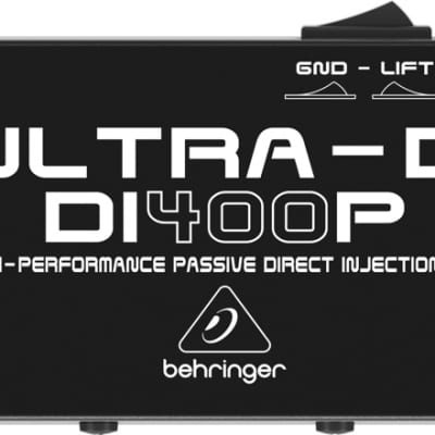 Behringer Ultra-DI DI400P 1-channel Passive Instrument Direct Box