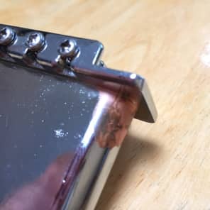 Vintage Solid-Copper Strat Style 6 Screw Synchronized Tremolo Bridge made by Tokai S.T.C. image 6