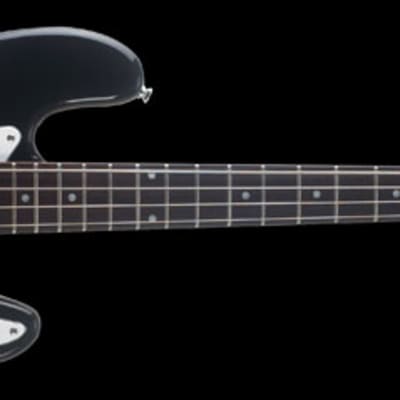 Oscar Schmidt OSB-400C-BK Precision 3/4 Size Solid Body Maple Neck 4-String Electric Bass Guitar image 2