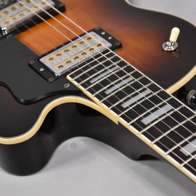 2000s DeArmond Guild M-75 Sunburst Finish Solid Body Electric Guitar image 5