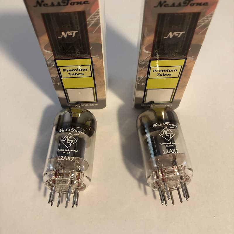 NessTone 12AX7 Matched Preamp Tubes Reverb