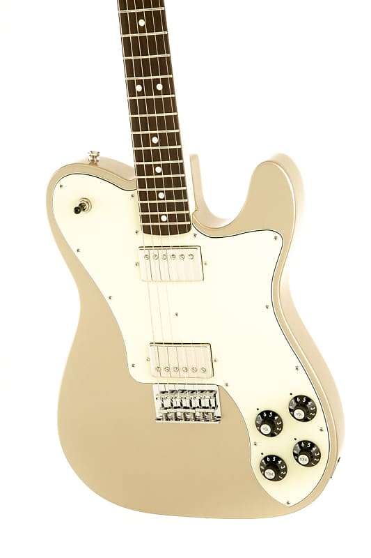Fender Chris Shiflett Telecaster Electric Guitar. Deluxe, Rosewood FB, Shoreline Gold image 1