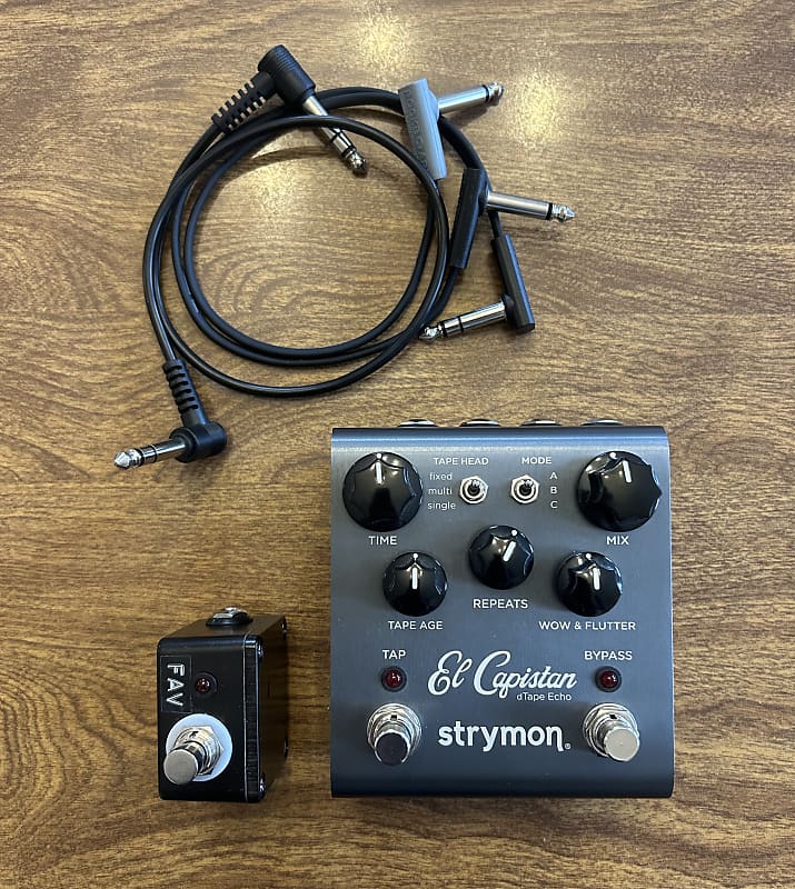 Strymon El Capistan V1 with Fav Switch + Cables | Reverb