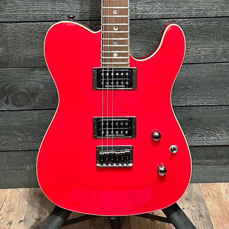 Fender Special Edition Custom Telecaster FMT HH Electric Guitar Red image 1