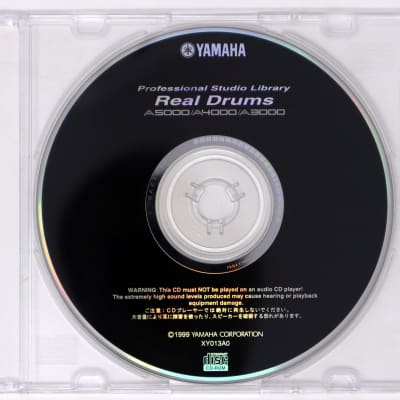 Yamaha Professional Studio Library Real Drums A5000/A4000/A3000 Sample Library/Sound Library/Sampling CD 1990s