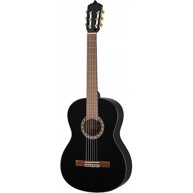 ARTESANO Estudiante XC-4/4 BK Konzert-Gitarre, schwarz hochglanz image 1