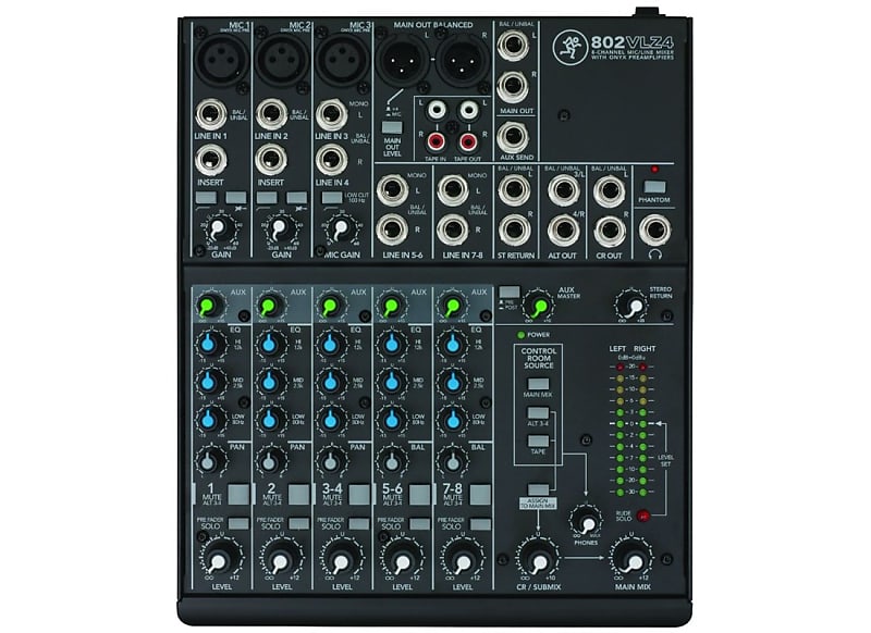 Mackie 802VLZ4 8-channel Ultra Compact Mixer image 1