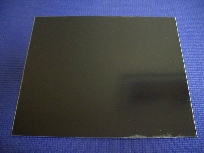 Acoustic Pickguard Blank With Adhesive Back, 9" x 12" BLACK Reverb