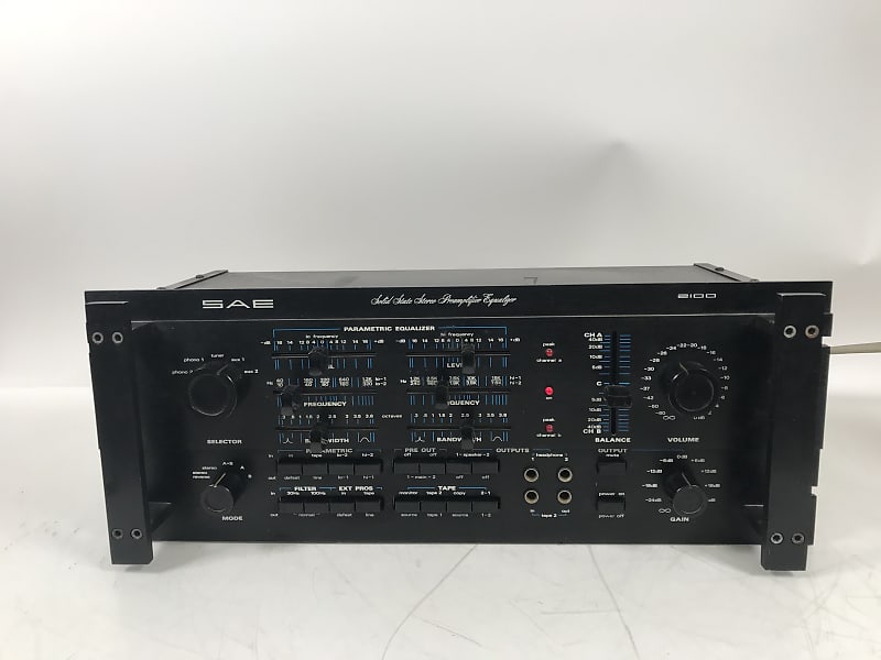 SAE 2100 Solid State Stereo Pre Amplifier image 1