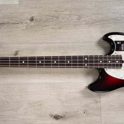 Fender American Performer Mustang Bass, Rosewood Fingerboard, 3-Color Sunburst image 6