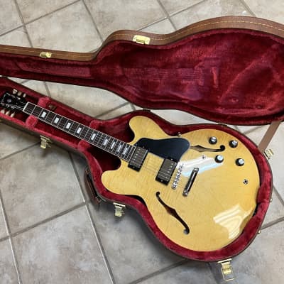 2023 Gibson ES-335 Figured Electric Guitar Antique Natural w Case image 13