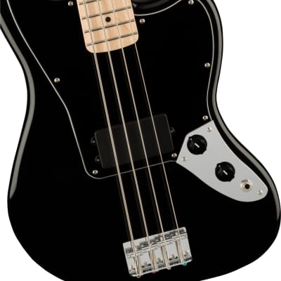 Fender Squier Affinity Jaguar Bass H - Black w/ Maple Fingerboard image 5