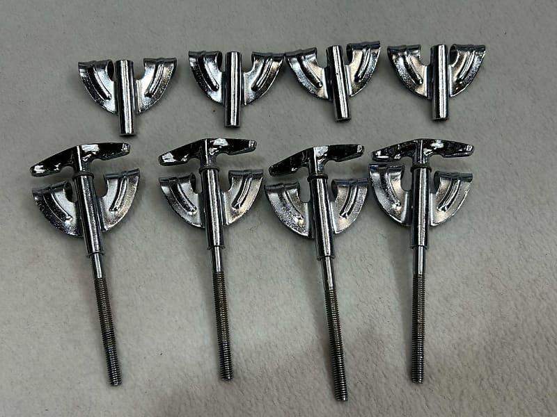 Pearl 8 Bass Drum Claws & 4 Tension Rods (321U274) 60's Reverb