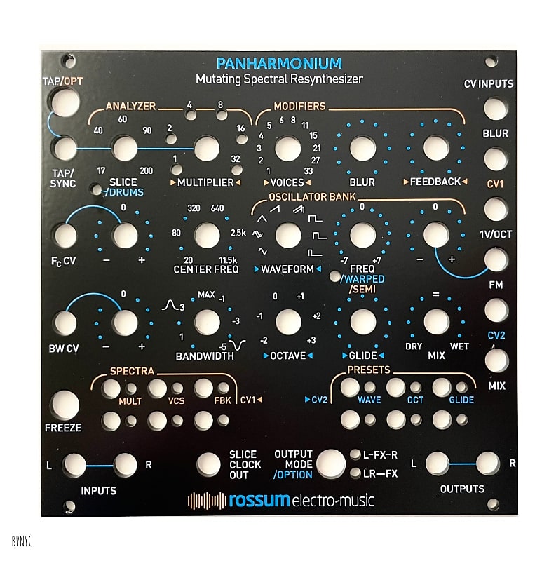 短納期rossum electro-music PANHARMONIUM ユーロラックモジュラー 音源モジュール