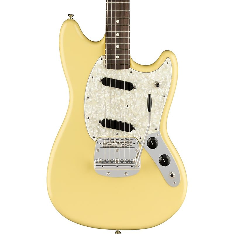 Fender American Performer Mustang, Rosewood, Vintage White image 1