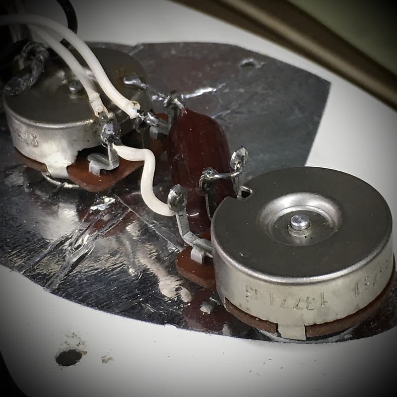 Two Vintage USA 1971 Fender CTS Pots Tele Thinline 1 Meg Reverb UK