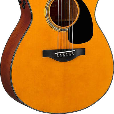 Yamaha FSX3 Red Label Concert All Solid Wood Acoustic-Electric Guitar w/Hard Bag image 2