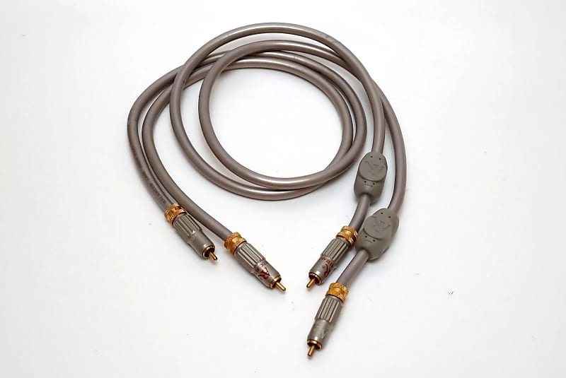 Acoustic Research Master Series MS230 Interconnects (TOTL) Silver Clad Audiophile Interconnects 1m pair  			