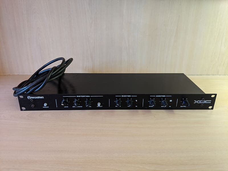 Rocktron XDC Exciter Distortion Preamp Tested Working Rack Reverb