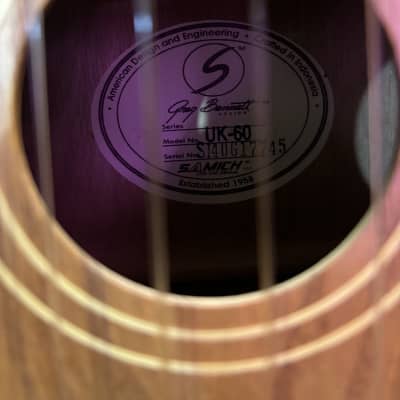 Samick Greg Bennett UK-60 Concert Ukulele image 4