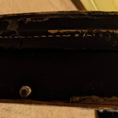 1970s SG Hardshell case - Black with Gold interior - Road worn image 15
