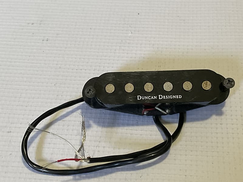 1990's Seymour Duncan Designed SC101 Black Neck Single Coil Guitar Pickup  6.65k